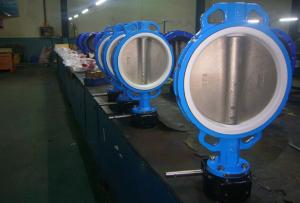 China High Pressure Wafer Type Butterfly Valve / OEM 6 Inch Butterfly Valve wholesale