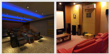 Flame Retardant 24mm Noise Blocking Wall Panels Sound Barrier Fence Panels