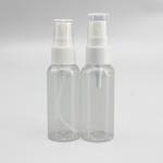 Transparent Toner Sunscreen 50ml PET Plastic Spray Bottle