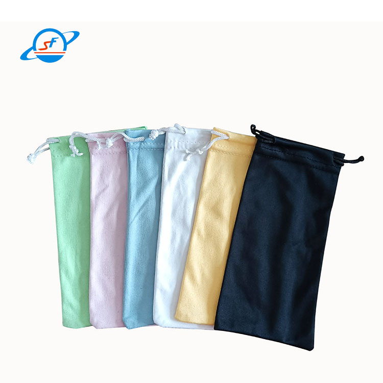 customizable black sunglasses cases package microfiber glasses bag sunglasses pouch