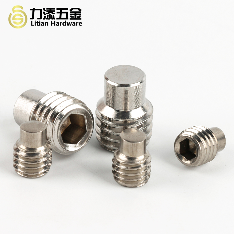 DIN915 Stainless Steel Fillister , Hex Socket Head Set Screws Nickel Plated