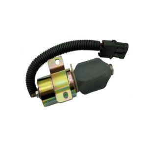 China Excavator Parts Diesel Engine Fuel Shutoff Stop Solenoid Valve 24Volt 1756ES-24E3ULBIS5 wholesale