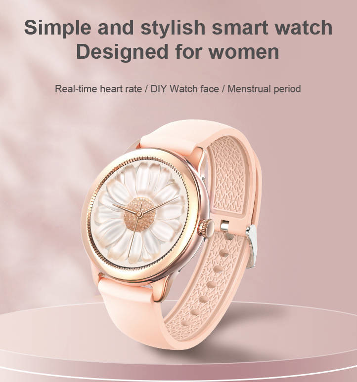 RTL8762C Bluetooth IOT Devices Continuous Auto Heart Rate Monitor Smartwatch