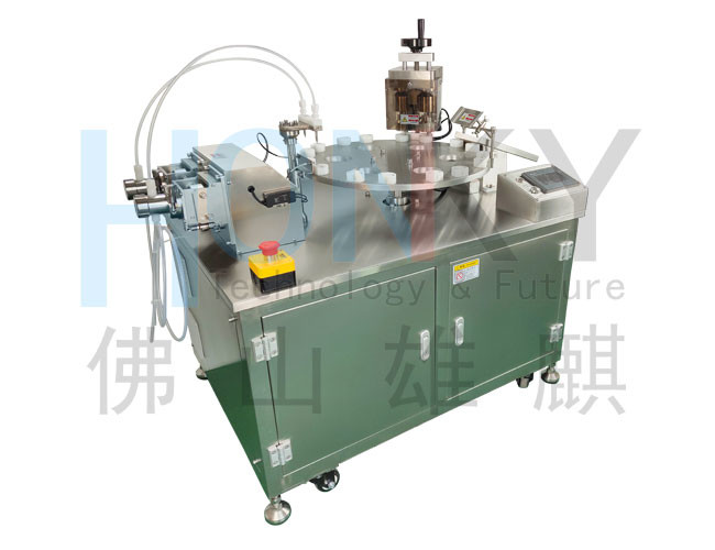 Desktop 5ml Essential Oil Glass Bottle Filling And Capping Machine With Full Electric Control For Skin Care Oil Filling