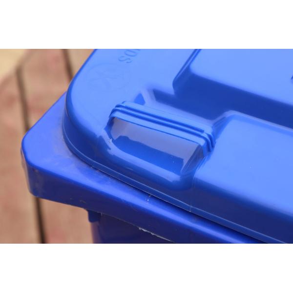 240L Trash Cans With Wheels Recycling And Sanitation Trash Bin 240 Liters