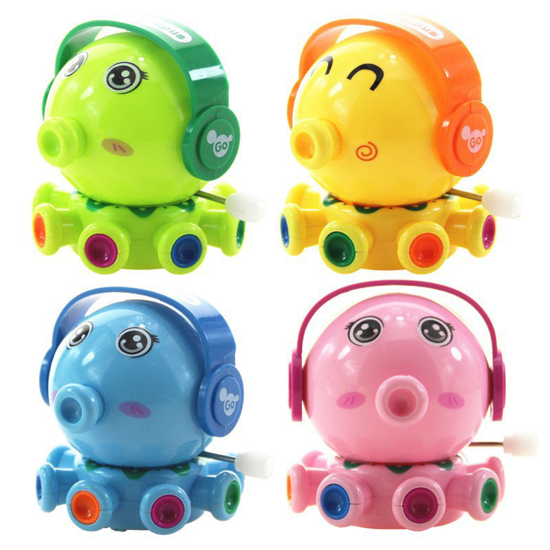 PVC Wind Up Easter Puzzle Toys for Kids Cute Animals Toy Octopuses Walking Jumping Clockwork Bulk Birthday Gift Party Favors