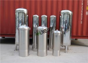 China SS304 316 Cartridge Filter Housing / Filter Vessel Tank For RO Plant Easy Cleaning wholesale
