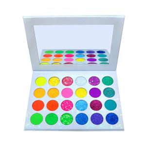 China Private Label Long Lasting Vegan Glitter Eye Shadow Palette wholesale