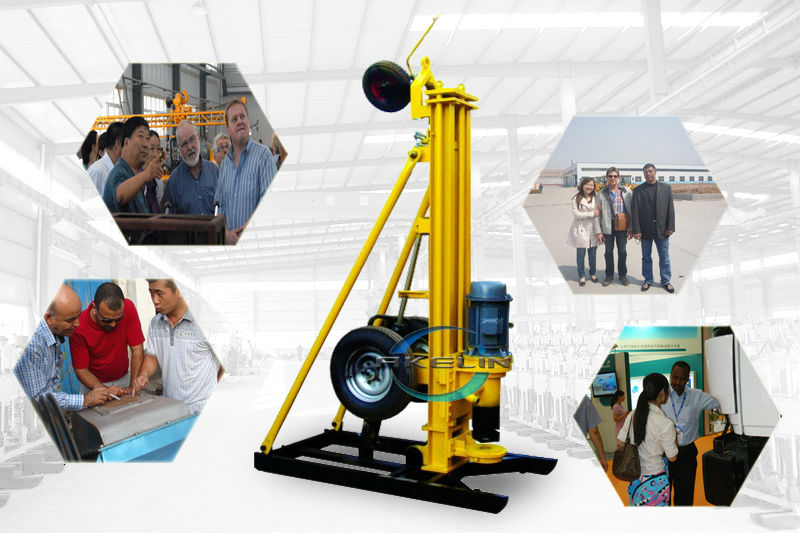 Portable pneumatic drilling rig, AKL-150D ground hole drilling machines