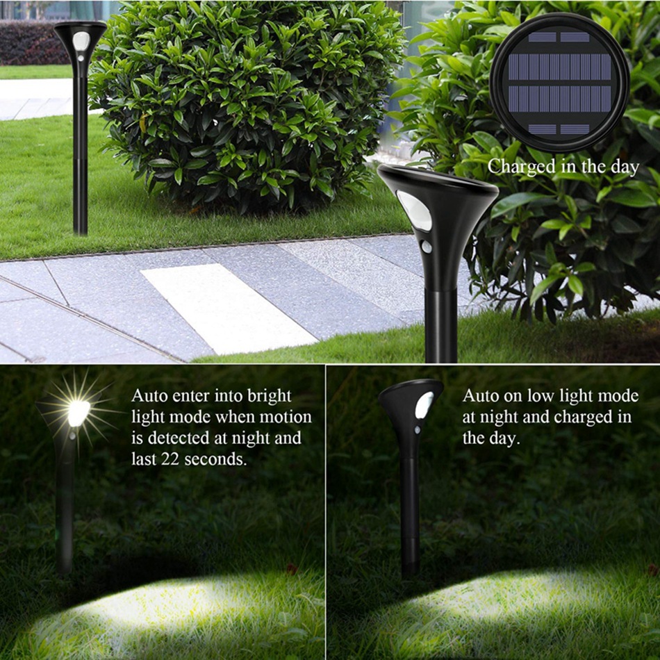 Powerful 400 Lumen 0.5W LED Solar Landscape Spotlights Adjustable Height