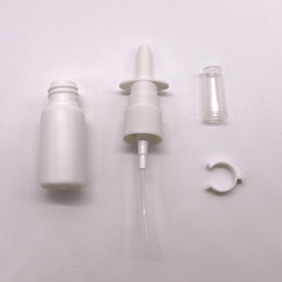 15ml/20ml/30ml HDPE Nasal Spray Plastic Bottle with Custom Color and Spray Nozzle Cap