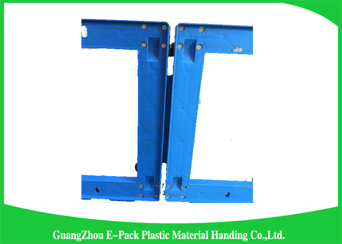 Collapsible Heavy Duty Dolly , Moving Equipment Dolly Plastic Frame With PU Wheels
