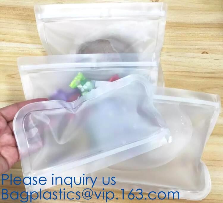 Round bottom polypropylene zip lock bag, CD bag, round reclosable bag, round reusable zip lock bag, round grip seal pack