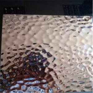 China Stainless Steel Hammered Sheet 304 316 grade Embossed Pattern 1219*2438mm Size wholesale