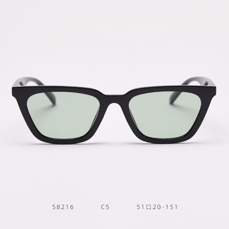 Women Men BSCI TR90 Sunglasses 145MM Polarized Oversized Cat Eye