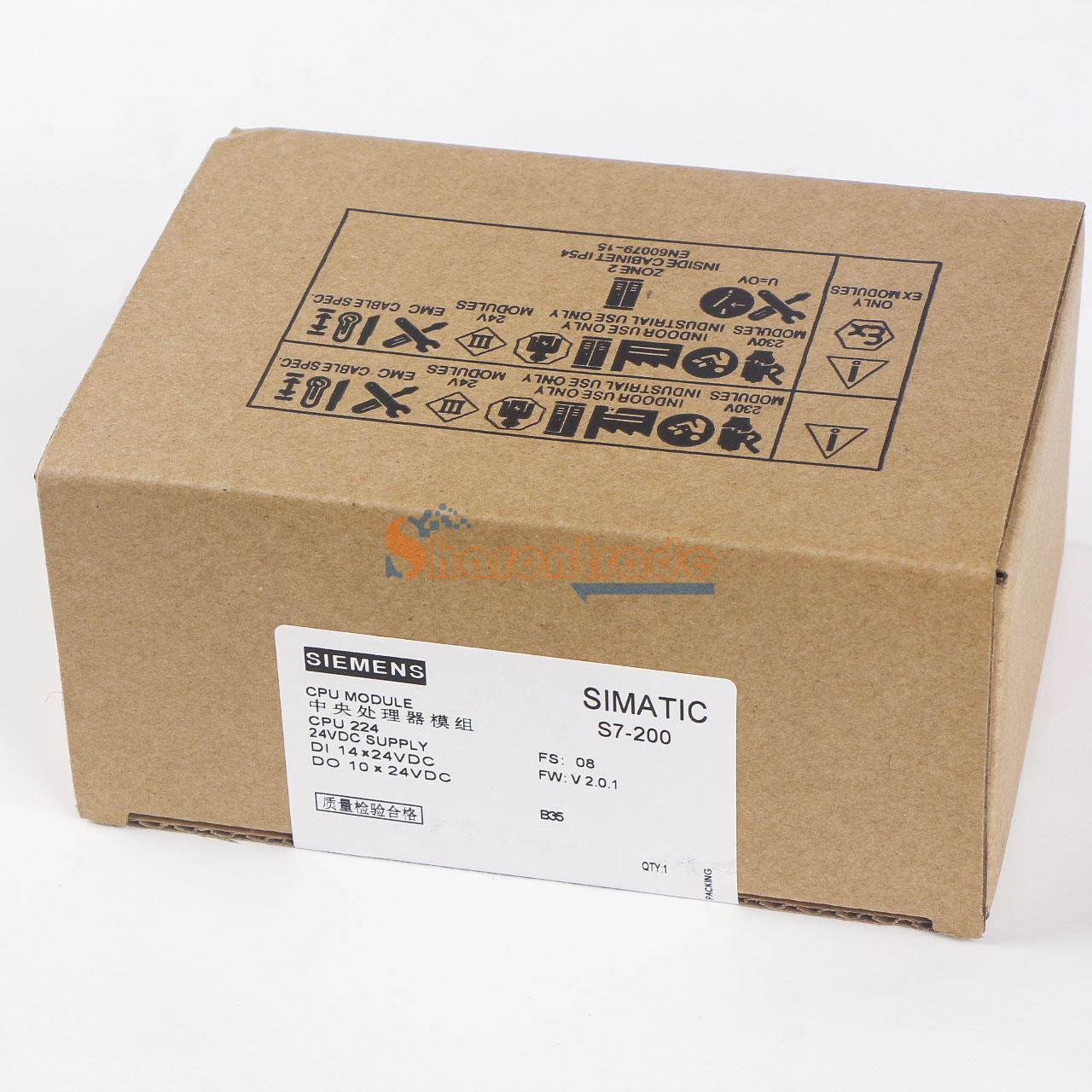SIEMENS PLC SIMATIC S7-1500 CPU 1518-4 PN/DP MFP 6ES7518-4AX00-1AB0CENTRAL PROCESSING UNIT WITH