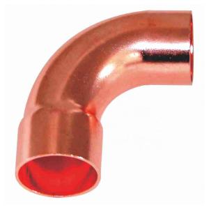 China Longer 90 Degree Elbow Red Copper HVAC Pipe Fittings Plumbing wholesale