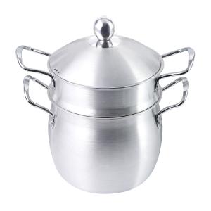 China Cover Bead Glass Cover Bulging Aluminum Steamer Pot Sustainable wholesale