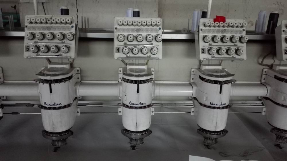 Refurbished Barudan Embroidery Machine 20 Head Support Multi Languages