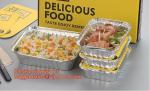 aluminum foil square container disposable Aluminum foil square container