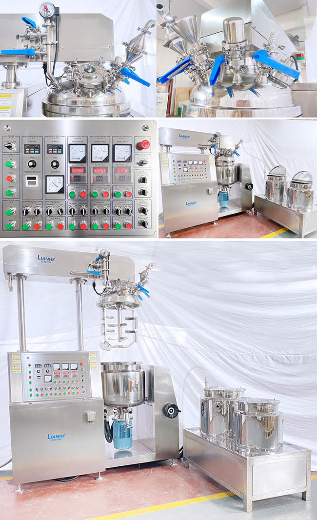 4KW Practical Vacuum Emulsifier Mixer Machine For Pharmaceutical