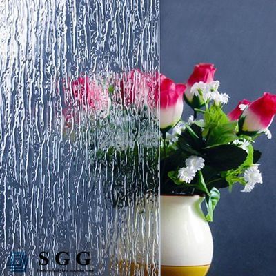 frosted patterned glass 6mm with good price