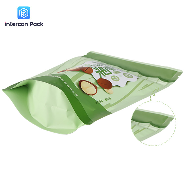 Gravnre Printing Paper Plastic Composite Bag 30x25cm Stand Up Recyclable