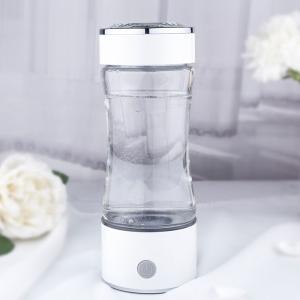 China USB Charging Hydrogen Water Bottle White / Transparent Color With Rich Electrolysis wholesale