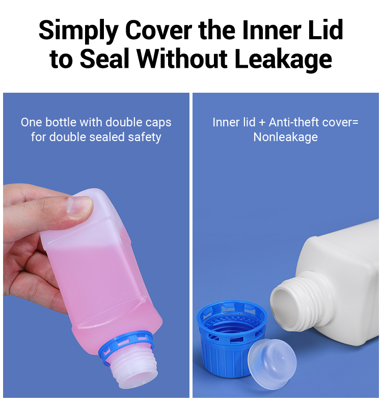 60ml 2oz HDPE Plastic Wide Mouth Reagent Bottle Extraction ODM
