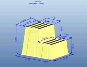 China XLS Plastic Heavy Duty Safety Two Step Step Stool wholesale