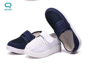 China ESD Anti-Static PU Sole Canvas Shoes 35 - 46 Size For Clean Room wholesale