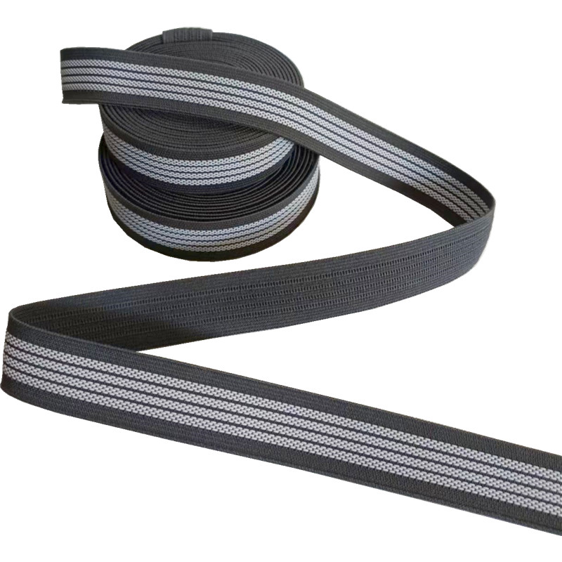 Polyester 25mm Anti Slip Webbing 50m Roll Couch Elastic Webbing