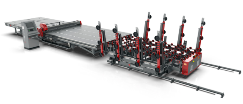 Intelligent High Speed ±0.20mm/M CNC Glass Cutting Machine