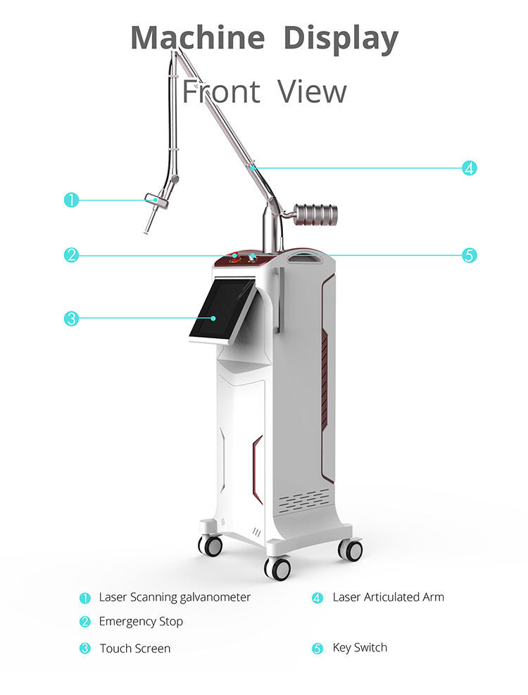 RF 10600nm 10.6um Fractional Co2 Laser female intimate areal Tightening Machine