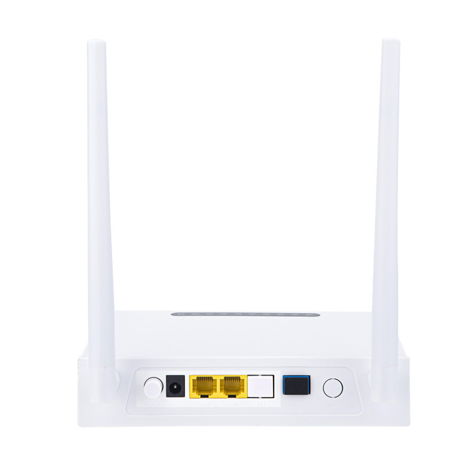 WIFI Plastic Casing XPON ONU 1GE 1FE Dual Band For FTTx Solutions