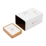 Hot Stamping White Tinplate Metal Tea Canister 30ml To 300ml