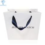 Embossed Coated paper Cloth Gift Bags With Handles Eco friendly