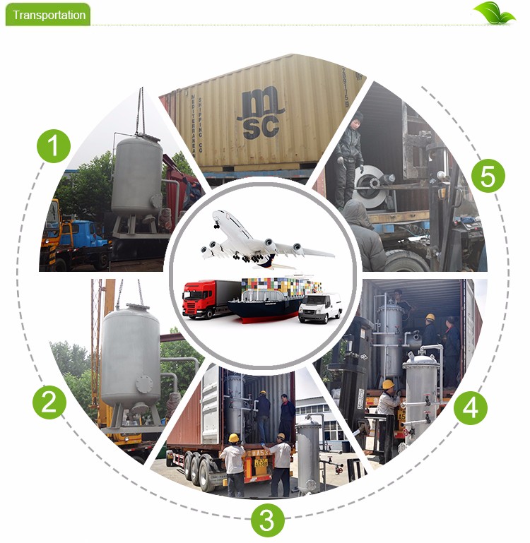 Activated Carbon Mechanical Waste Water Filter Machine for Sewage Clarifier 6*10M Size