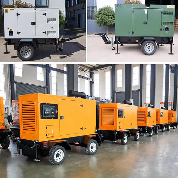 High Quality Diesel Standby Generator Noise Level 65dBA at 7m Small Portable Diesel Generator for Sale