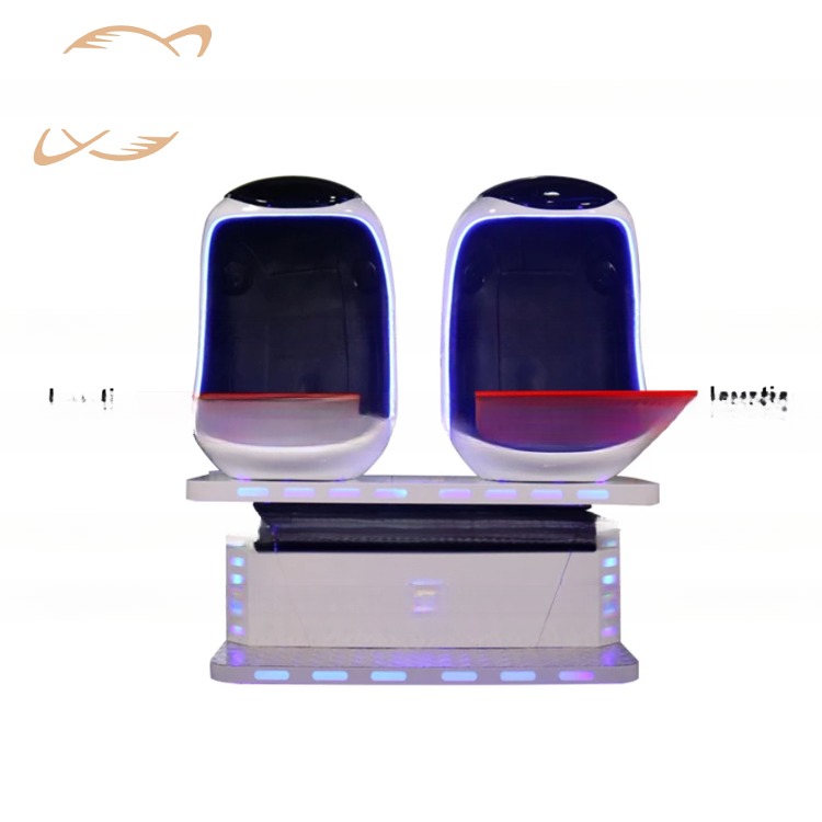 Dreamland good price vr arcade game machine 9d simulator double seats vr egg cinema 9d vr chair for sale