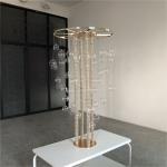 New Gold Metal Flower Table Support Candle Stand for Wedding Centerpiece