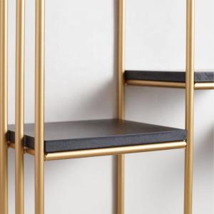 China Wall Mounted Metal Book Display Rack Stainless Steel Storage Shelves wholesale