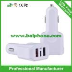 Fireproof Private new mould car charger type-C Quick car charger 2 USB 3 usb car
