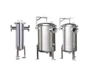 China Water Filter Housing Stainless Steel Single Bag Filter Housing For Liquid Filtration wholesale