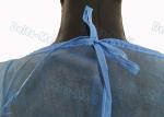 Long Sleeve Disposable Protective Gowns , Comfortable Dustproof Medical Patient
