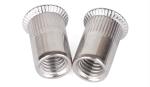 SS Countersunk Head Rivet Nuts Vented Flat Head Chemical Resistant