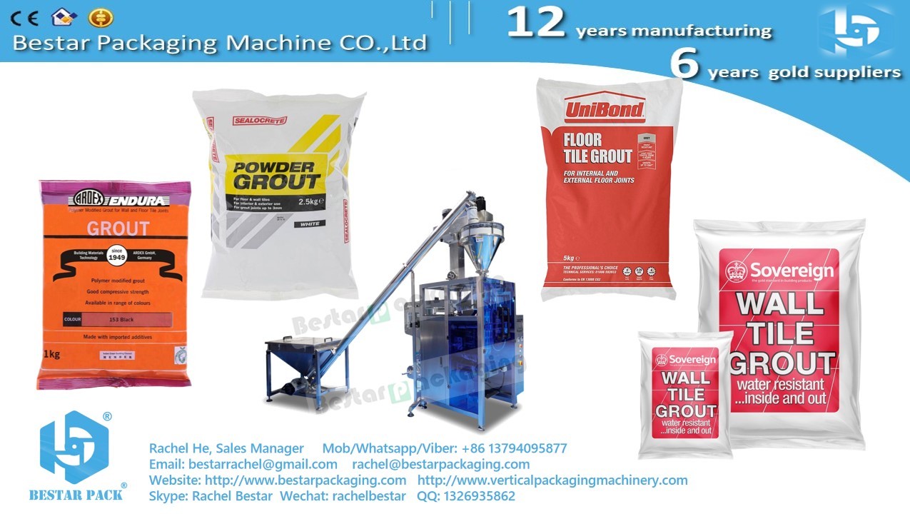 Automatic packing machine for lime powder 500-2000g pouch PE film BSTV-450DZ