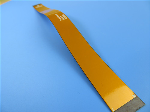 Yellow Coverlay 1oz Double Sided FPC With Immersion Gold Header