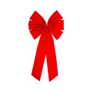 China Red and Burgundy Holiday Glitter Velvet Bow Assortment 12&quot; For Indoor / Outdoor wholesale