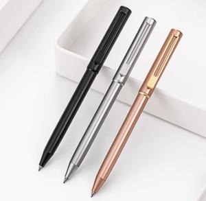 China Metal pen Rotating signature pen high-end touch rotating school pen student stationery business metal pen with logo wholesale